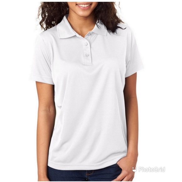 Ladies' Cool & Dry Jacquard Performance Polo - Picture 3 of 5